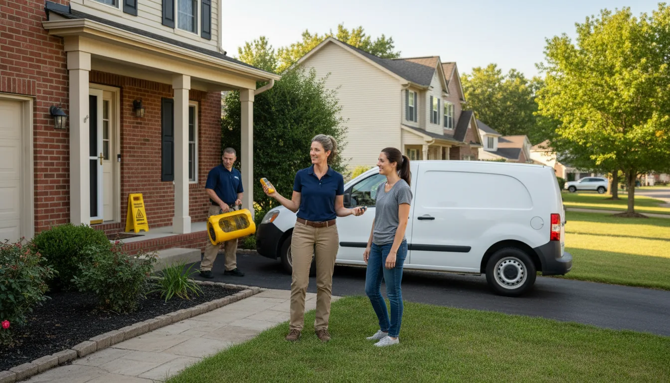 Residential water damage restoration in St George, UT